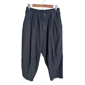 Thing Fabrics Made in Japan Cotton Balloon Pants Black Mens Small